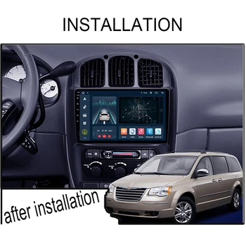 Za Dodge Caravan 4 Za Chrysler Voyager RG RS Town & Country RS 2000 - 2007 je Avto Radio Predvajalnik Navigacija GPS Android auto