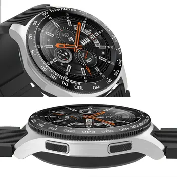Za Galaxy Watch 46mm 42mm Plošče Tesnilo Pokrov za Samsung Prestavi S3 Frontier /Classic Smart Zapestnico, Prstan Primeru Zaščitni Lupini