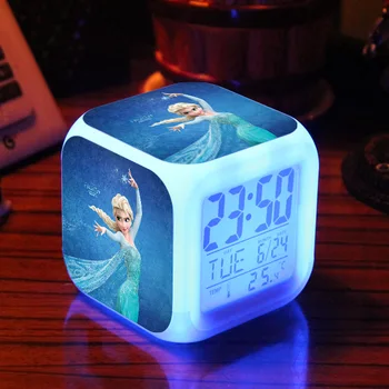 Zamrznjeno animacija alarm ura LED pisane spremenite barvo, Zamrznjeni sprememba barve alarm ura LED zaslon bo sijaj
