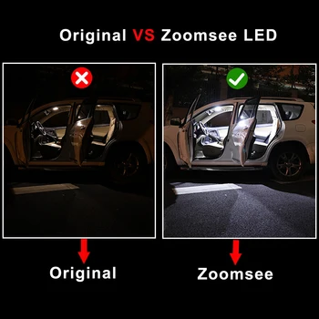 Zoomsee Notranjosti LED Za Saab 9-3 9-5 9-2X 9-7X 1999-Canbus Vozila Žarnice Notranja Kupola Zemljevid Branje Svetlobe, brez Napak Kit Auto